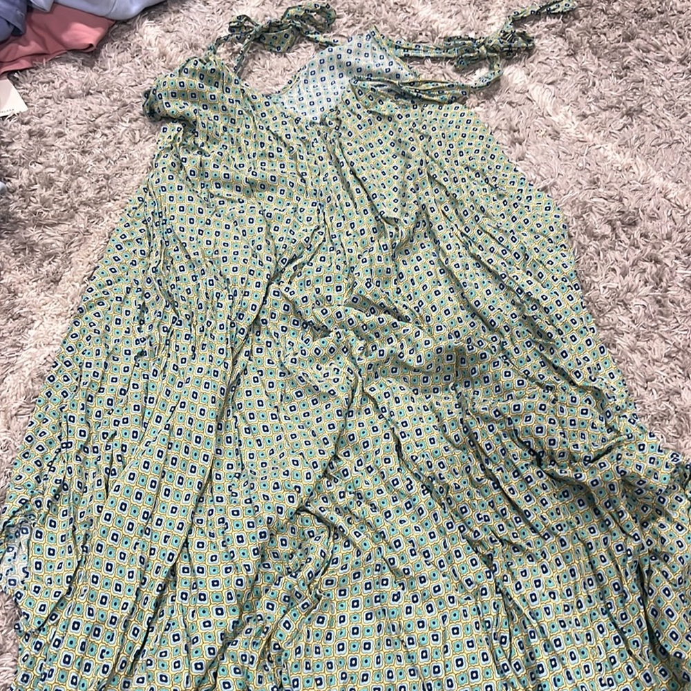 Tie shoulder harem jumpsuit boho style